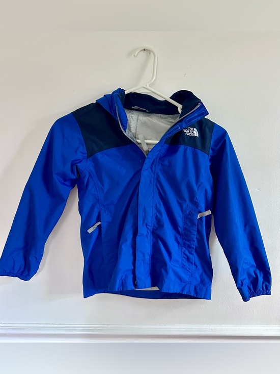 The North Face Other - The North Face Kids Blue Hooded Rain Jacket XS